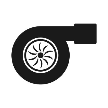 Engine turbo icon illustration design