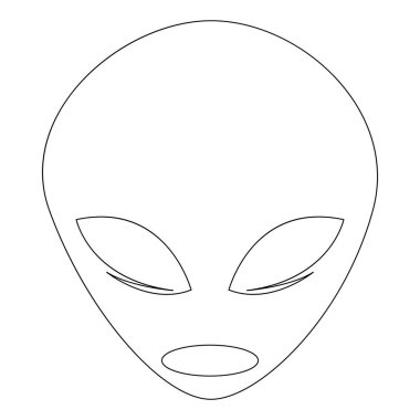 alien icon vektor illustration design