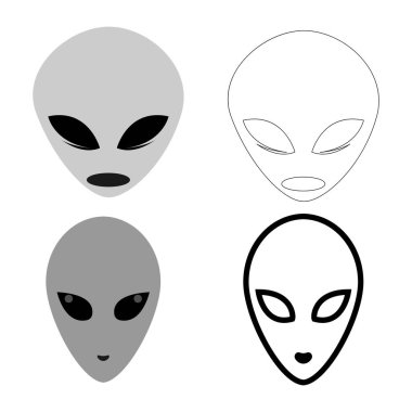 alien icon vektor illustration design