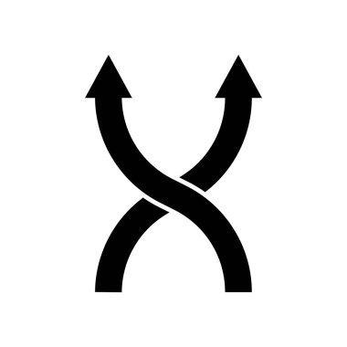 Esnek Simge. Esneklik Sembolü. Vektör illüstrasyon tasarımı