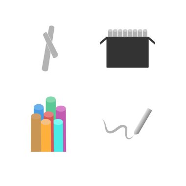 chalk icon vector illustration design