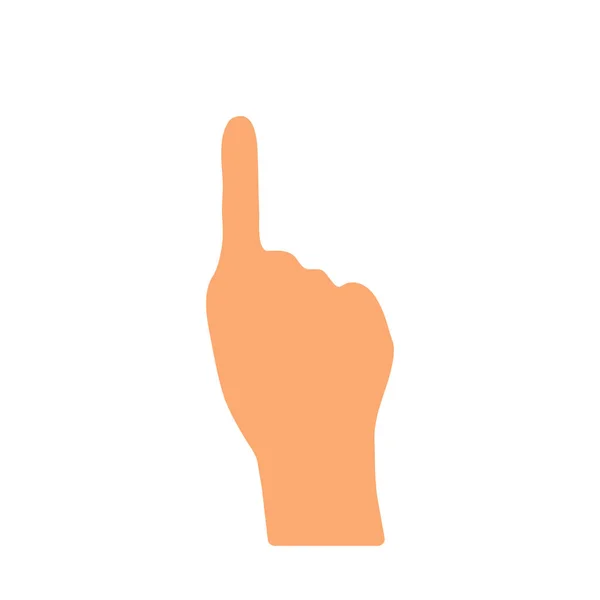 Hand Icon Pointing Illustration Design — Διανυσματικό Αρχείο