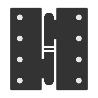 bir dizi kapı menteşe simgesi dizayn şablonu. Moda biçimi, vektör 10