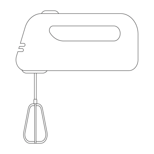 Handmixer Icon Vektor Illustration Einfaches Design — Stockvektor