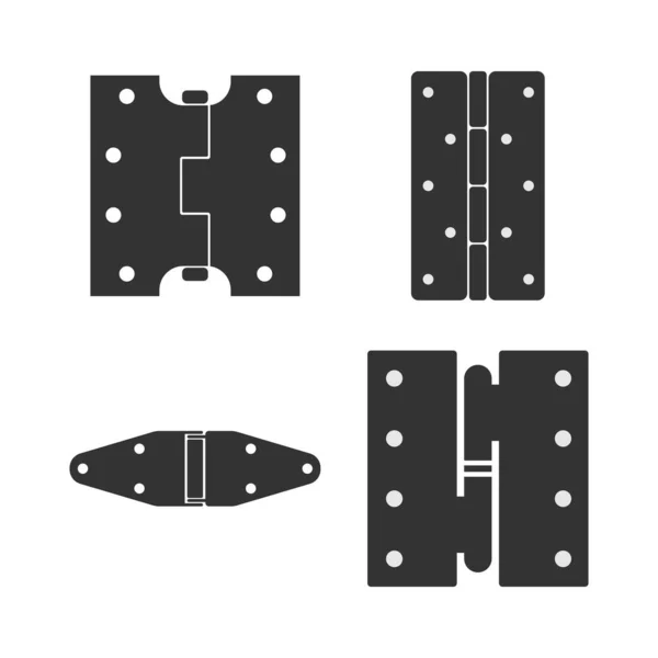 Набір Іконок Дверної Петлі Шаблон Дизайну Стиль Моди Векторні Eps — стоковий вектор