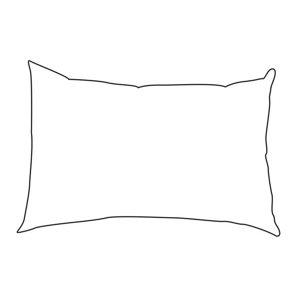 Подушка Іконка Векторна Ілюстрація Плоский Дизайн — стоковий вектор