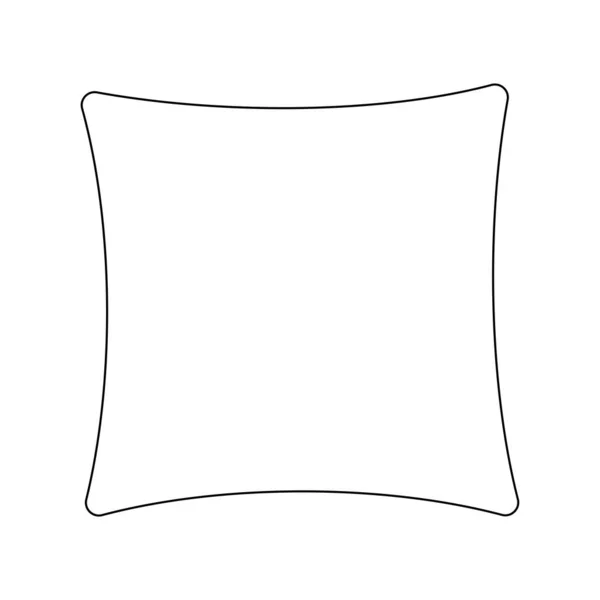 Векторная Иллюстрация Подушек Плоская Конструкция — стоковый вектор