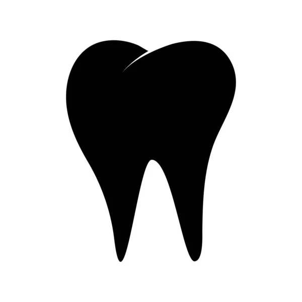 ベクトル歯のアイコン 歯医者のアイコン イラストロゴデザインテンプレート — ストックベクタ