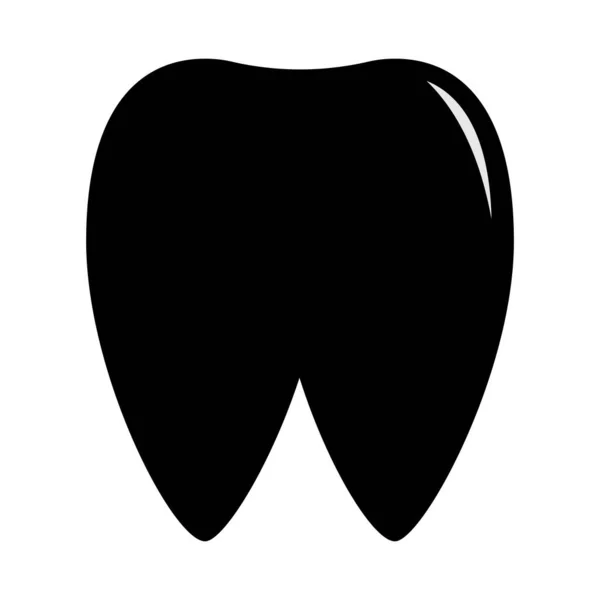 Icona Del Dente Vettoriale Icona Dentista Illustrazione Logo Modello Design — Vettoriale Stock