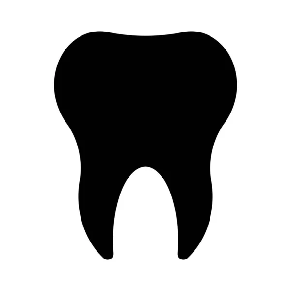 Icono Diente Vectorial Icono Dentista Plantilla Diseño Logotipo Ilustración — Archivo Imágenes Vectoriales