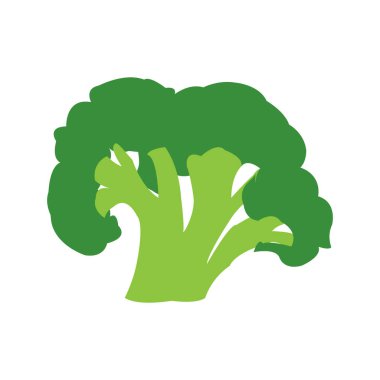 brokoli simgesi vektör illüstrasyon tasarımı