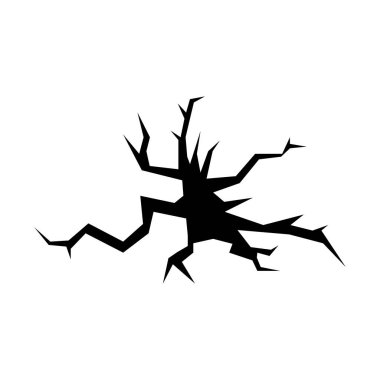 cracked icon illustration symbol vector design
