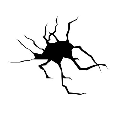 cracked icon illustration symbol vector design
