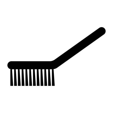 toilet brush icon vector illustration symbol design