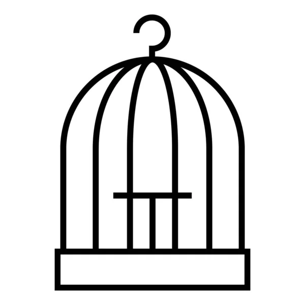 Bird Cage Icon Vector Illustration Design Template — Stock Vector