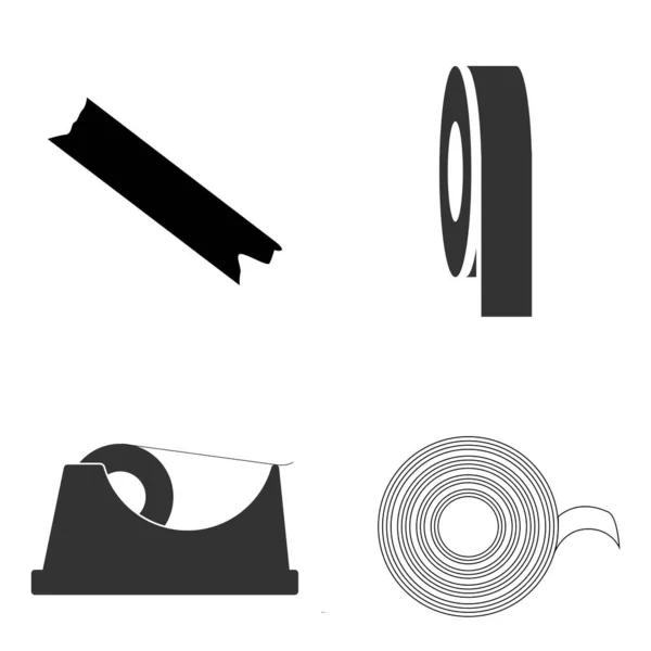 Duct Tape Icon Vector Illustration Symbol Design — Vector de stock