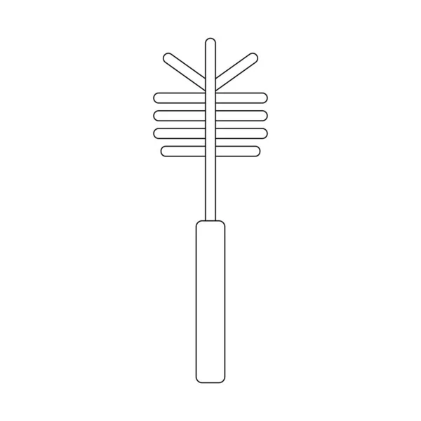 Toilet Brush Icon Vector Illustration Symbol Design — Wektor stockowy