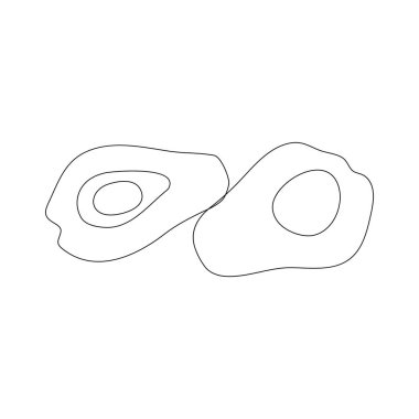 chayote meyve ikonu vektör illüstrasyon tasarımı