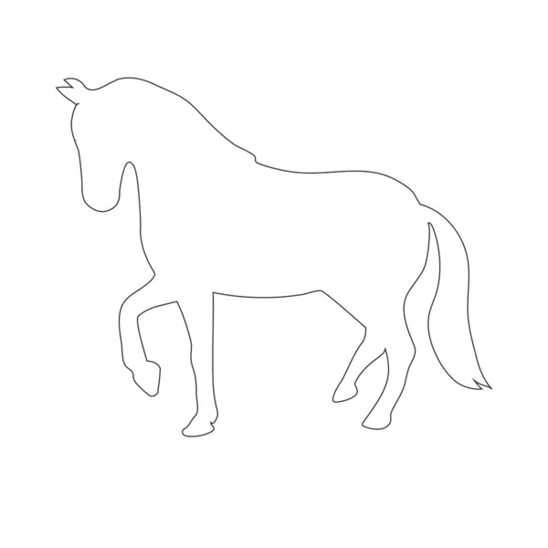 馬のアイコンベクトルイラストデザイン — ストックベクタ