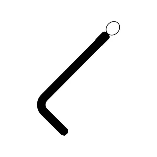 Inbusschlüssel Symbol Vektor Illustration Symbol Design — Stockvektor