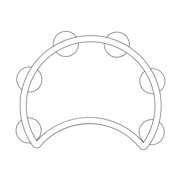 Икона Традиционные Музыкальные Инструменты Векторные Иллюстрации Дизайн Символов — стоковый вектор