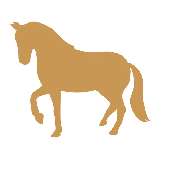 Конструкция Векторной Иллюстрации Лошадей — стоковый вектор