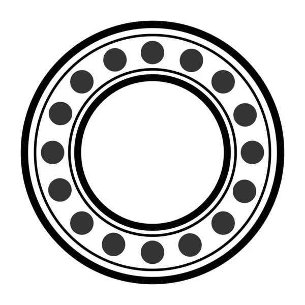 Bearing Icon Vector Illustration Symbol Design — Stock Vector