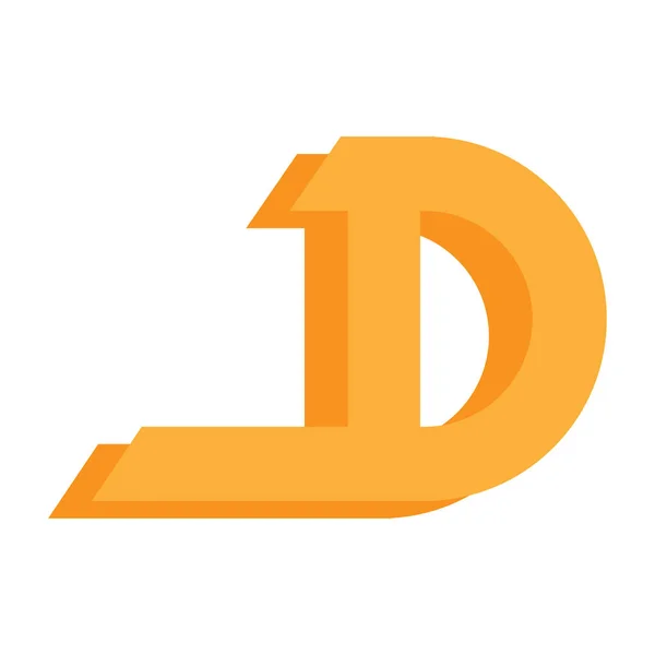 Λογότυπο Γράμμα Διανυσματική Εικονογράφηση Σχεδιασμό — Διανυσματικό Αρχείο