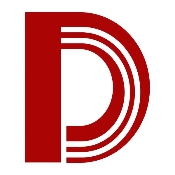 Letra Logotipo Vetor Ilustração Design — Vetor de Stock