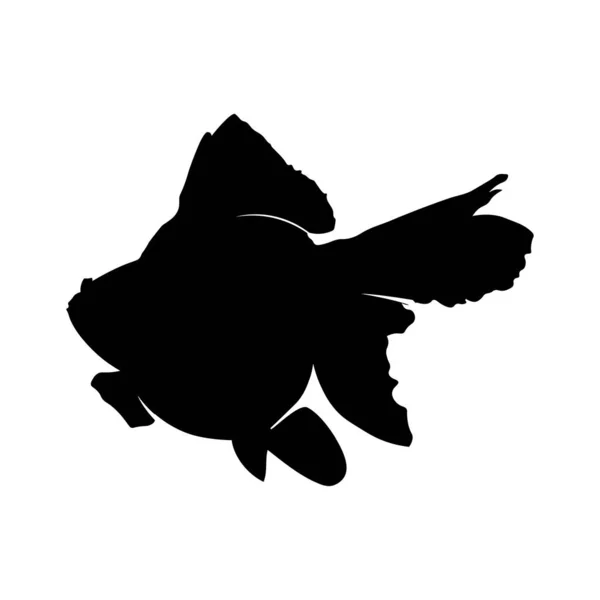 Goldfish Icon Vector Illustration Design — Stock Vector