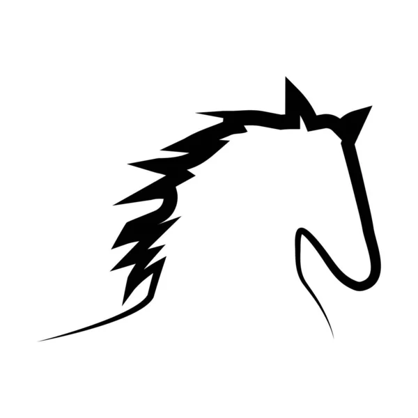 Pferd Symbol Vektor Illustration Design — Stockvektor
