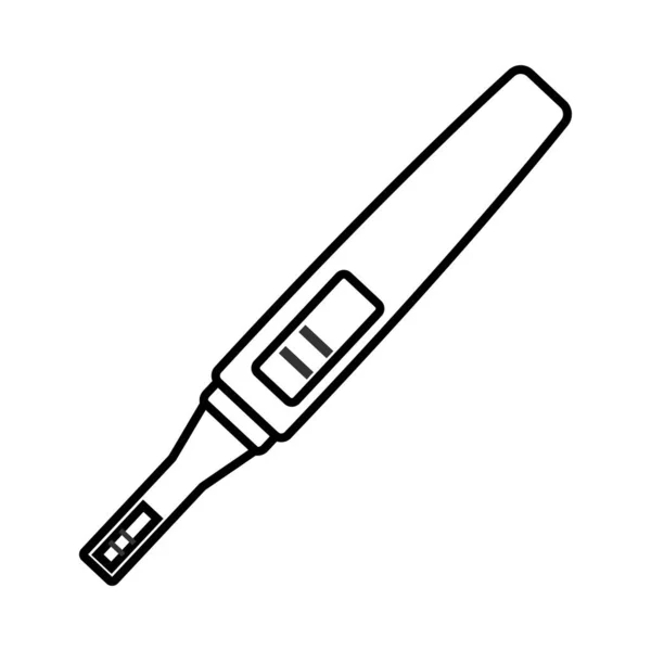 Těhotenský Test Kit Ikona Vektor Ilustrační Symbol Design — Stockový vektor