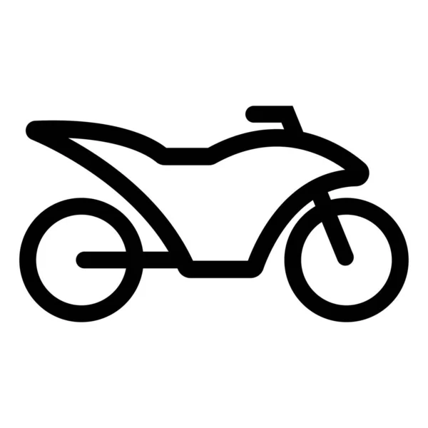 Motocicleta Icono Vector Ilustración Diseño — Vector de stock
