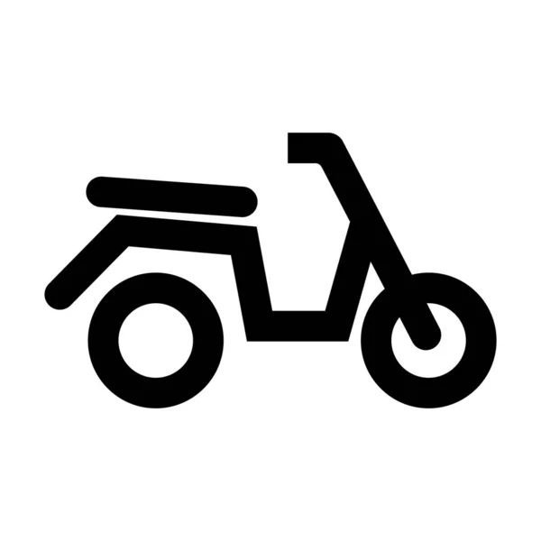 Motorcykel Ikon Vektor Illustration Design — Stock vektor