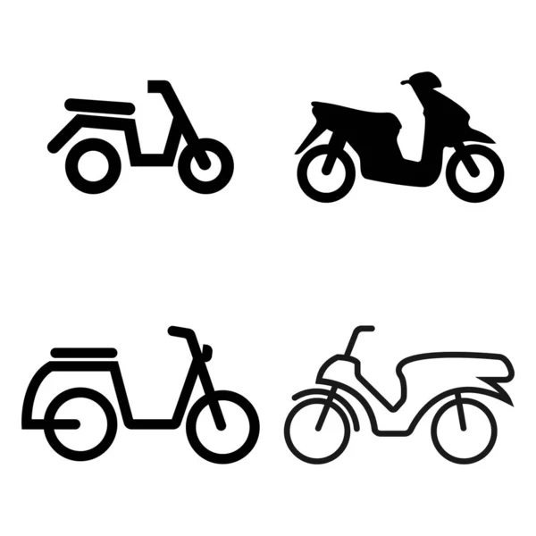Motocicleta Icono Vector Ilustración Diseño — Archivo Imágenes Vectoriales