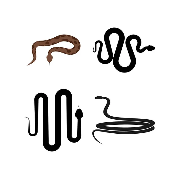Serpiente Vector Icono Ilustración Diseño — Vector de stock