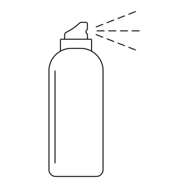 Deodorant ikonu vektör illüstrasyon tasarımı