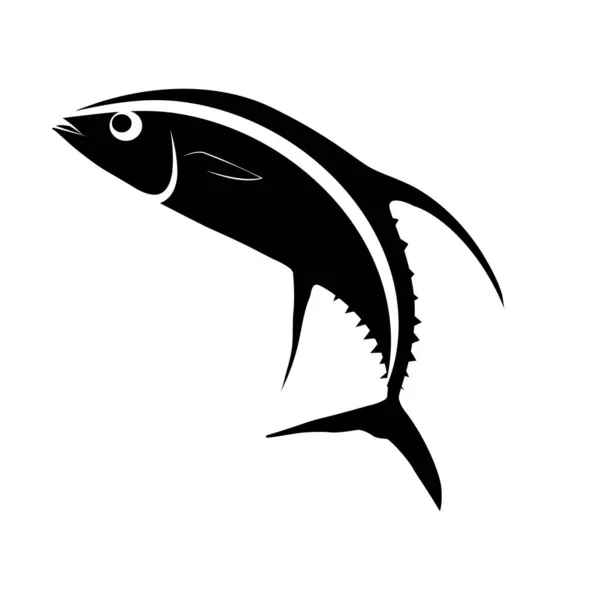 Tuna Fish Icon Vector Illustration Design — Stock Vector