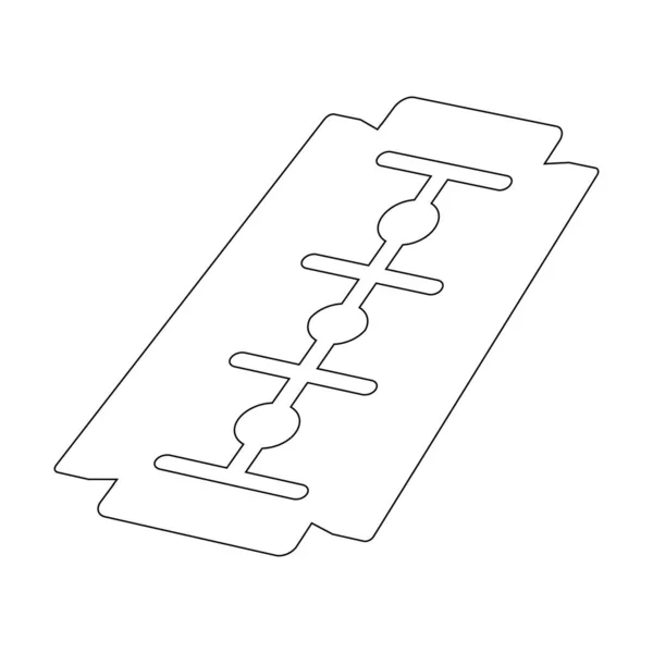 Rasiermesser Symbol Vektor Illustration Design — Stockvektor