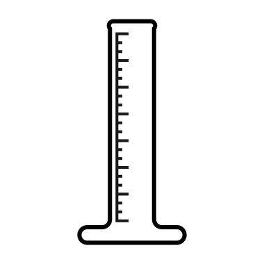 Ölçüm kabı simgesi vektör çizimi