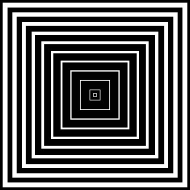 Hipnotik, geometrik, tekrarlanan model vektör resimleme arkaplanı