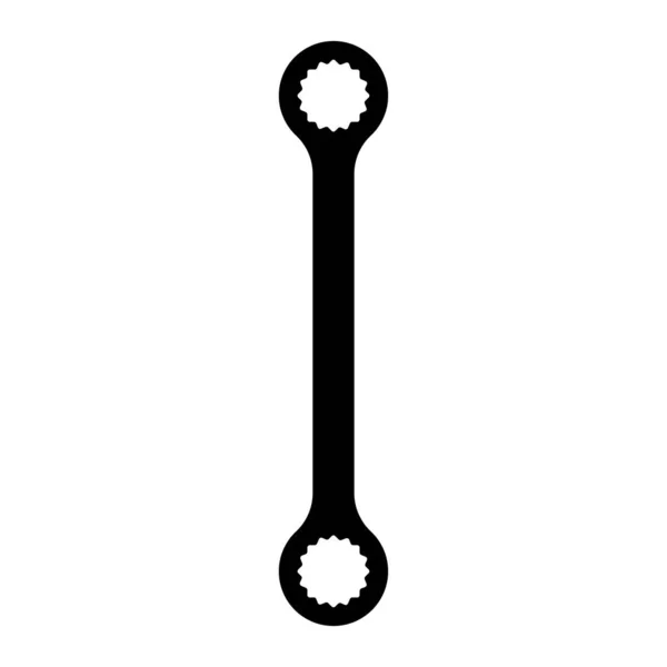 Ringschlüssel Symbol Vektor Illustration Design — Stockvektor