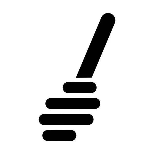 Honung Dipper Logotyp Vektor Illustration Symbol Design — Stock vektor