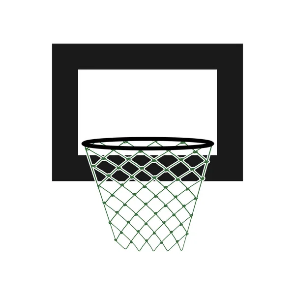 Μπάσκετ Εικονίδιο Διάνυσμα Εικονογράφηση Σχέδιο — Διανυσματικό Αρχείο