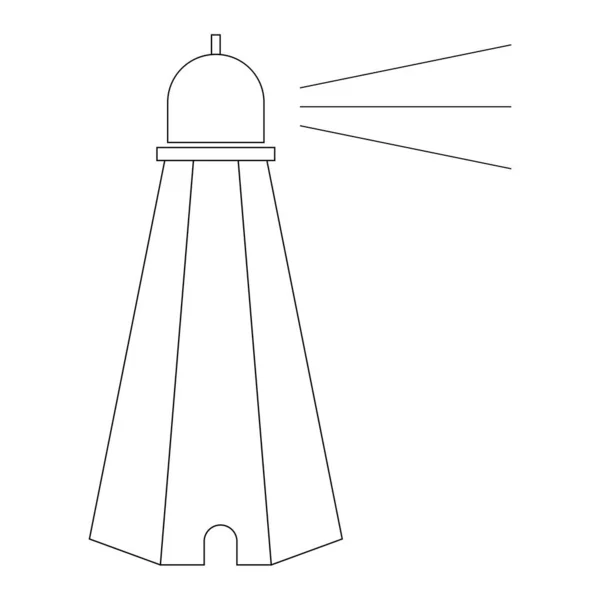 Lighthouse Icon Vector Illustration Design — Stock Vector