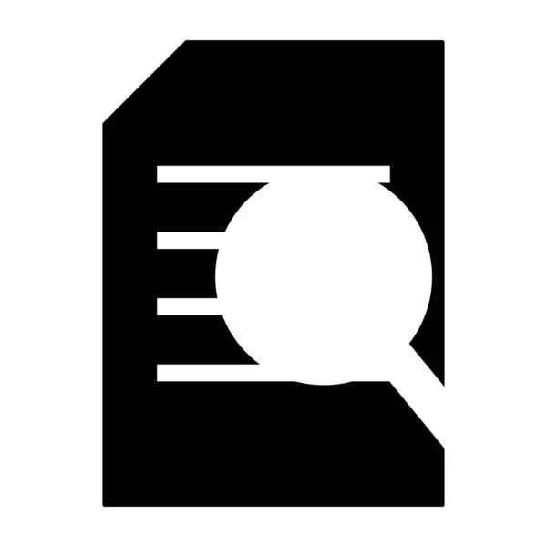 Vektor Suche Seite Symbol Illustration Design — Stockvektor