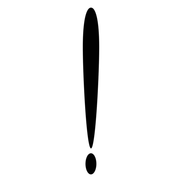 Illustration Vectorielle Icône Point Exclamation — Image vectorielle