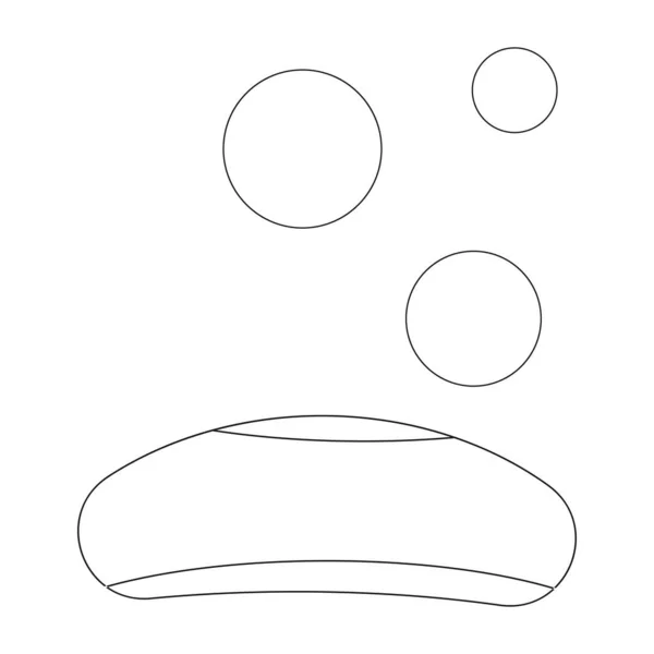 Bar Savon Icône Vectoriel Illustration Symbole Conception — Image vectorielle