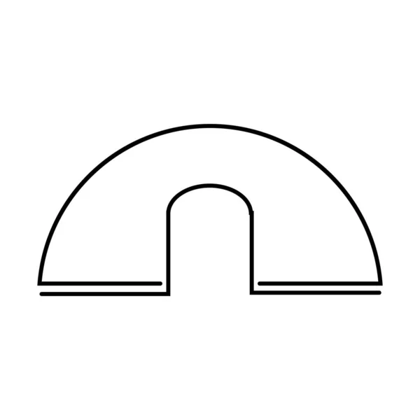 Bunker Icon Vector Illustration Design — Stock Vector