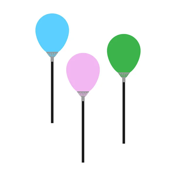 Projeto Ilustração Vetor Balão Voador — Vetor de Stock